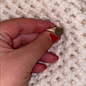 Tiffany heart ring from 2012.